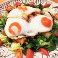 jununu's cooksnap of when they made マルシンハンバーグ ロコモコ.