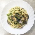 RoomA's cooksnap of when they made アサリと菜の花の春パスタ.