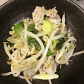真里衣's cooksnap of when they made 豚こまともやしのちゃちゃっと塩炒め.