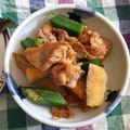 藍川咲's cooksnap of when they made 南瓜とオクラのオイスターソース炒め.