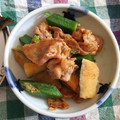 藍川咲's cooksnap of when they made 南瓜とオクラのオイスターソース炒め.