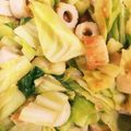 ちょこぱんぷきん's cooksnap of when they made 簡単☆竹輪とキャベツの胡麻みそ和え.