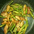 クックAC038G☆'s cooksnap of when they made お弁当☆アスパラウィンナーのカレーマヨ.