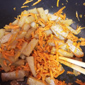 ♪かおりん's cooksnap of when they made 蒟蒻と人参の昆布茶炒め☆お弁当や副菜に◎.