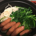 ゆんでい's cooksnap of when they made シャウエッセンとほうれん草の常夜鍋.
