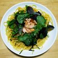 クック6FCE9K☆'s cooksnap of when they made 鮭のパスタ.