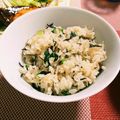 あゆみう425's cooksnap of when they made 小松菜の炊き込みごはん.