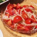 のぎぬこ's cooksnap of when they made トマトともやしの前菜.