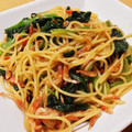 のぎぬこ's cooksnap of when they made 旨味たっぷりの小松菜と桜エビのパスタ.