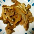 もともととが's cooksnap of when they made しめじと豚こまのとろみ生姜焼き.