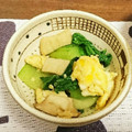 とにーにょ's cooksnap of when they made エリンギとチンゲン菜のたまご炒め.