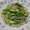 acchiあちこ's cooksnap of when they made ☆もやしとアスパラの炒め物☆.