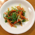 ゆすひと's cooksnap of when they made 水菜と人参のごま風味炒め♪.