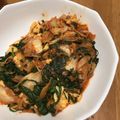 a0imama♡'s cooksnap of when they made ニラ玉キムチ炒め.