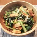 ruricom's cooksnap of when they made 常備菜に！小松菜としらす、油揚げの炒め物.