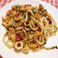 ひまりんりん☆'s cooksnap of when they made 豚ひき肉とニラでさっぱり醤油焼きうどん.