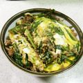 クック81NK9U☆'s cooksnap of when they made 豚ひき肉のニラ玉丼.