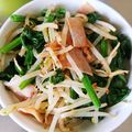 quuumi0702's cooksnap of when they made レンジで簡単！ほうれん草ともやしのお浸し.