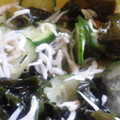 3児の子育て中's cooksnap of when they made 簡単☆きゅうりとわかめとしらすの酢の物.