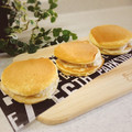 ＊15rilla＊'s cooksnap of when they made 栗クリームの洋風ミニどら焼き.