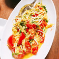 かまめ♪'s cooksnap of when they made トマトと水菜の卵炒め.
