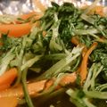sonomay's cooksnap of when they made 水菜と人参のお浸し.