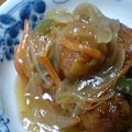 nocoっち's cooksnap of when they made 鶏の唐揚げ甘酢あんかけ.