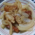 なおつん0802's cooksnap of when they made さつま揚げの黒酢照焼き.