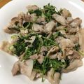 うんのぞのぞ's cooksnap of when they made 豆苗豚バラエリンギのガーリックマヨ.
