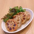 ®️ioka's cooksnap of when they made 色んな野菜を入れて！れんこんのはさみ焼き.