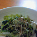 のじまさん's cooksnap of when they made 水菜のわさびしょうゆ和え.