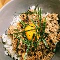 みしゃとる's cooksnap of when they made 豆腐とひき肉のそぼろ丼.