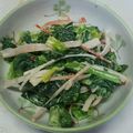 ☆一星☆'s cooksnap of when they made ほうれん草とカニカマのマヨポンサラダ.