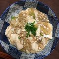 ミドリのカエル's cooksnap of when they made しっかりおかず！鶏ひき肉のとろとろ豆腐.