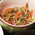 smile＊＊＊'s cooksnap of when they made 豆苗とにんじんのごま酢あえ.