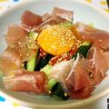 ブルちゃん☆'s cooksnap of when they made 超簡単☆生ハムときゅうりのユッケ.