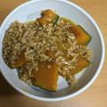 ハナミズキ▽・ｴ・▽'s cooksnap of when they made ★かぼちゃの煮物（鶏そぼろあんかけ）.