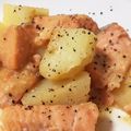 ことるんるん's cooksnap of when they made ❋鮭とじゃがいもの味噌ﾊﾞﾀｰ煮❋.