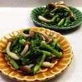 赤ぎん's cooksnap of when they made 菜の花としめじのナムル.