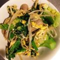 xoz's cooksnap of when they made 弁当に！ほうれん草・卵とウインナーソテー.