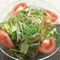 クックVLH6MW☆'s cooksnap of when they made 水菜のシャキシャキサラダ.