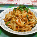 赤い電話's cooksnap of when they made もやし豚キムチ.