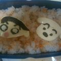 クックV1WFW2☆'s cooksnap of when they made キャラ弁・クレヨンしんちゃん＆シロ.