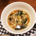 裕☆鹵's cooksnap of when they made ワカメとキャベツの中華風スープ.