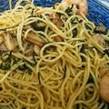 ちぃちゃんの新米ママ's cooksnap of when they made 簡単♥✿シーフードミックスの和風パスタ✿.