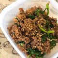 yukki19's cooksnap of when they made 牛肉と春菊の春雨炒め.