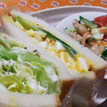 京ん家's cooksnap of when they made 粗切り半熟たまごサンド.
