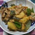 藍川咲's cooksnap of when they made お弁当に♪豚肉とかぼちゃの味噌バター炒め.