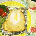 ももちゃんのれしぴ's cooksnap of when they made ツナと卵のトースト☆.