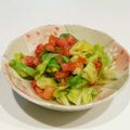 まんまるまうちゃん's cooksnap of when they made 春キャベツとトマトで優しい味のお浸し♫.